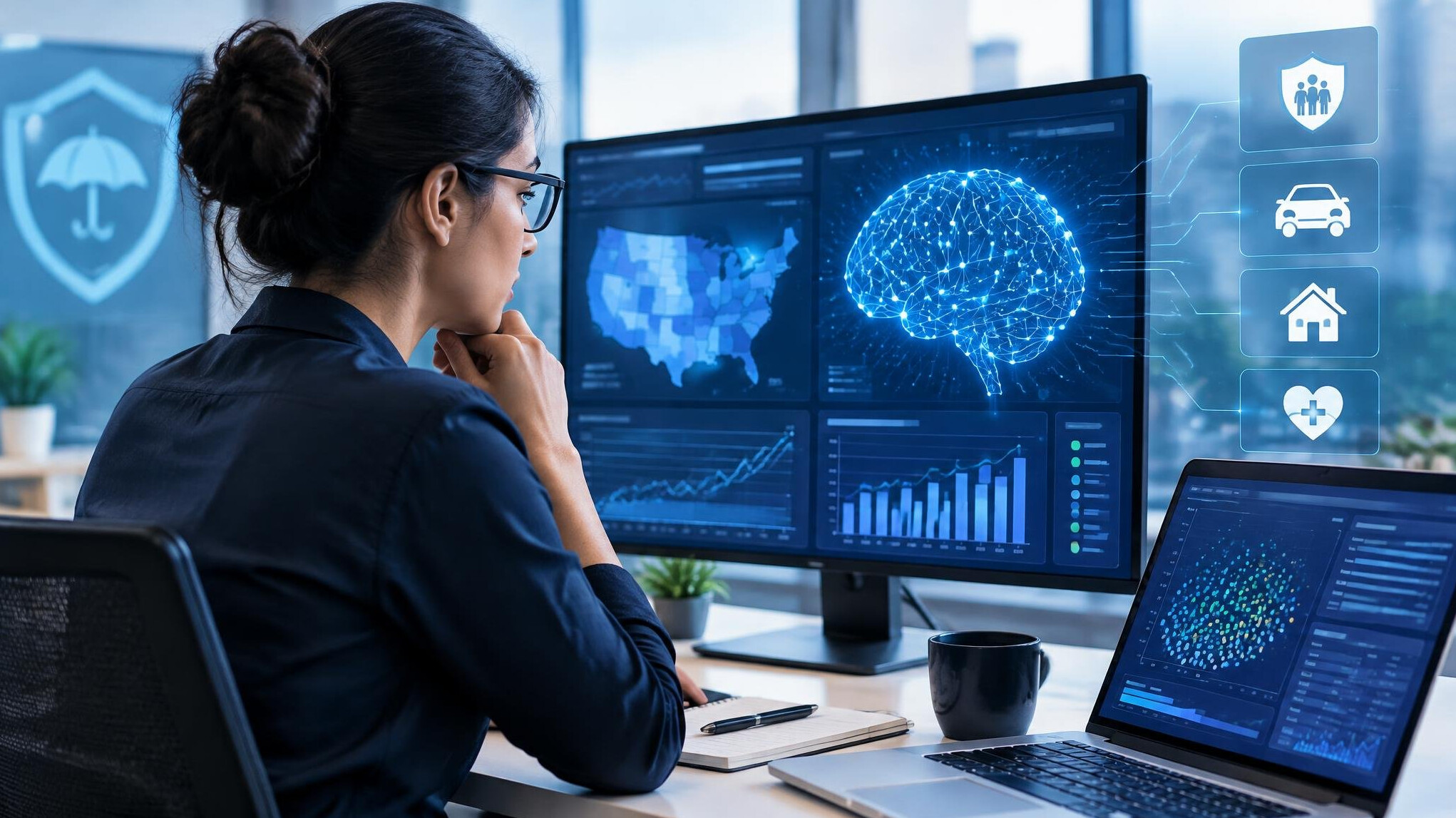 ai analyzing insurance data