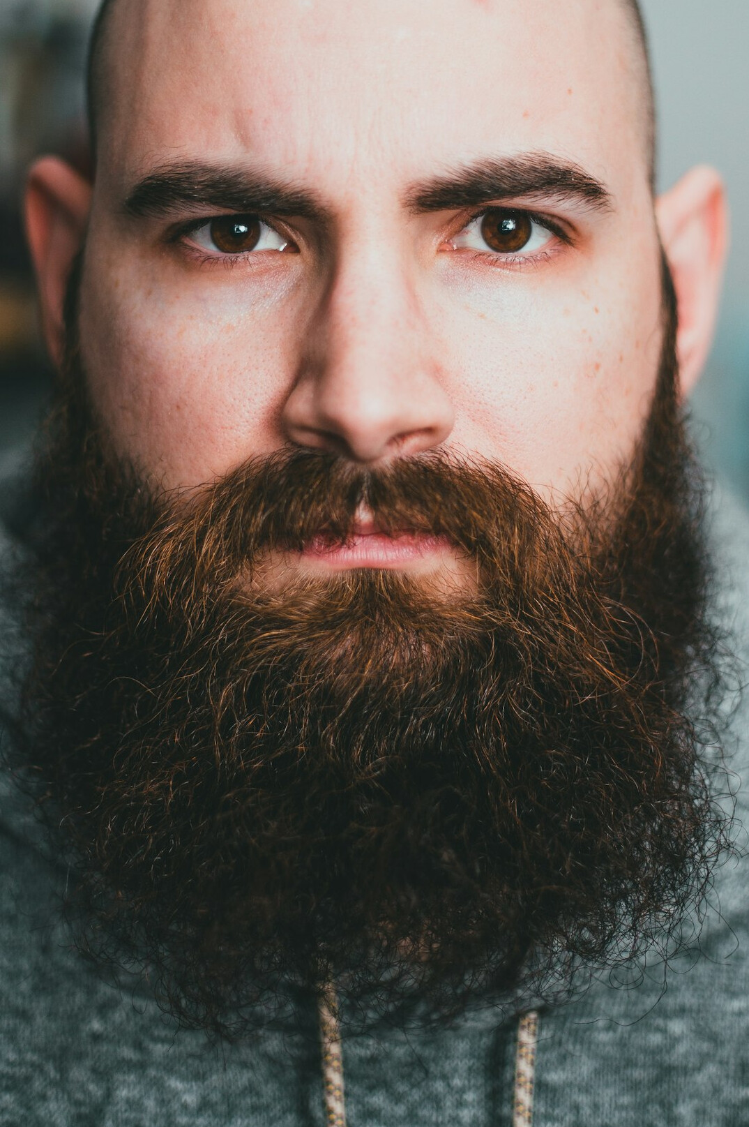 Studio portrait of a Croatian man with a beard